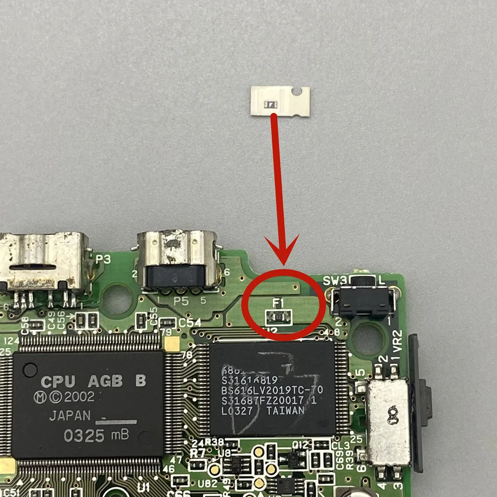 Fusible para Gameboy ADVANCE SP GBASP - imagen 2