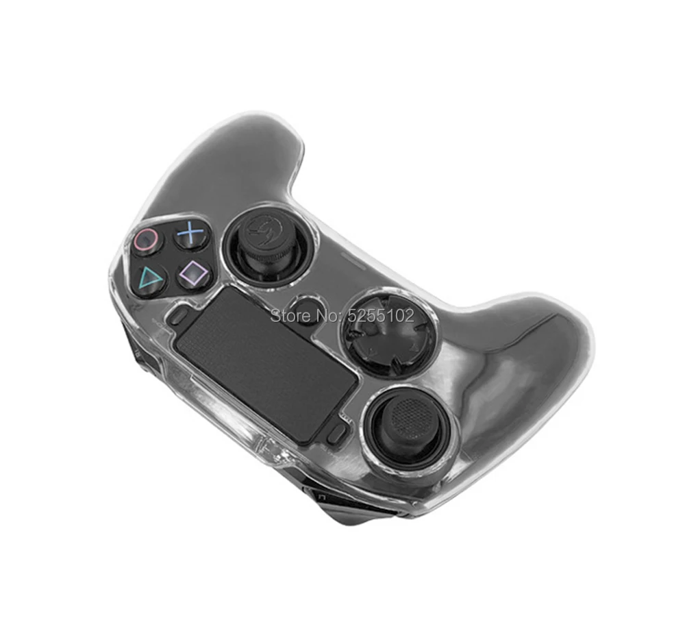 Funda de repuesto para PS4, antideslizante, suave, transparente, a prueba de polvo, decoración protectora, cubierta de piel de repuesto, 1 ud. - imagen 5