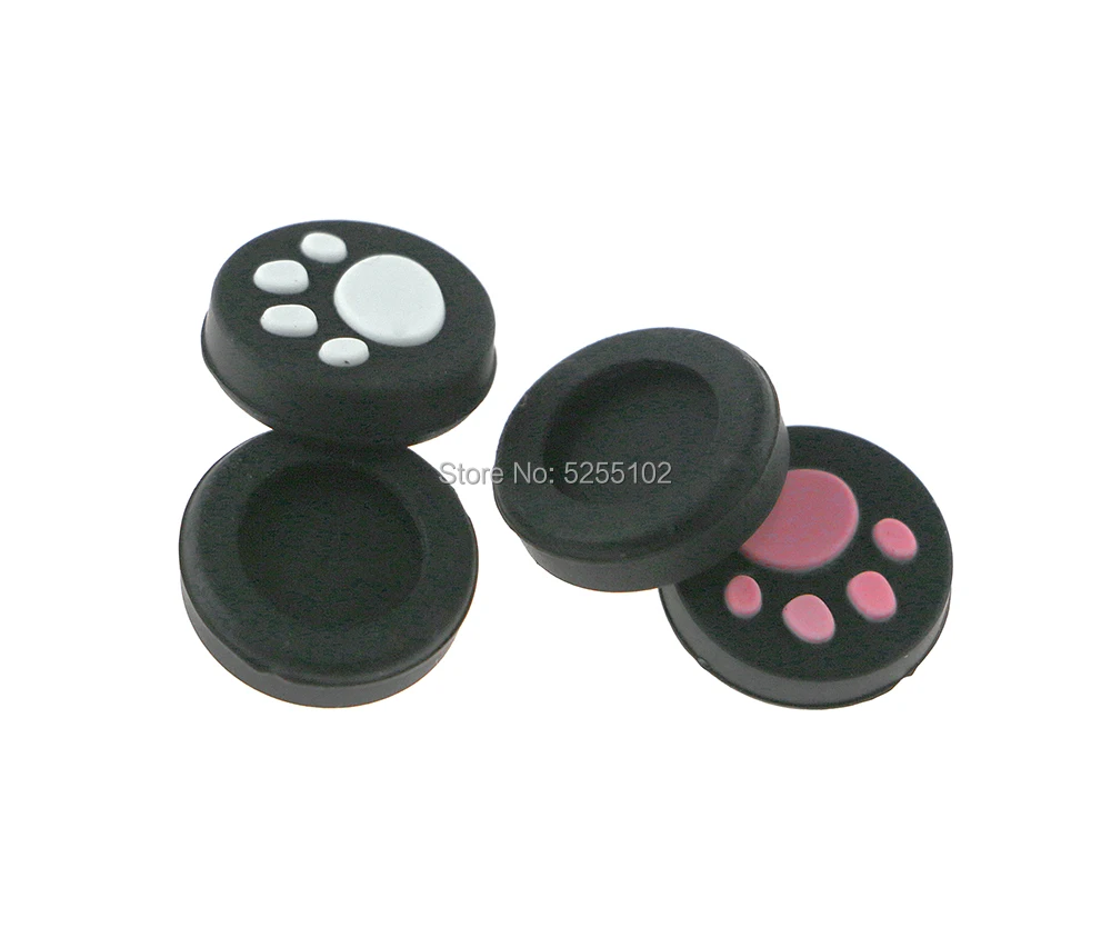 4 Uds. Tapa de gato con agarre para palanca de mando analógica, funda protectora para almohadilla de botón para Sony PlayStation Psvita PSV 1000 2000 - imagen 3