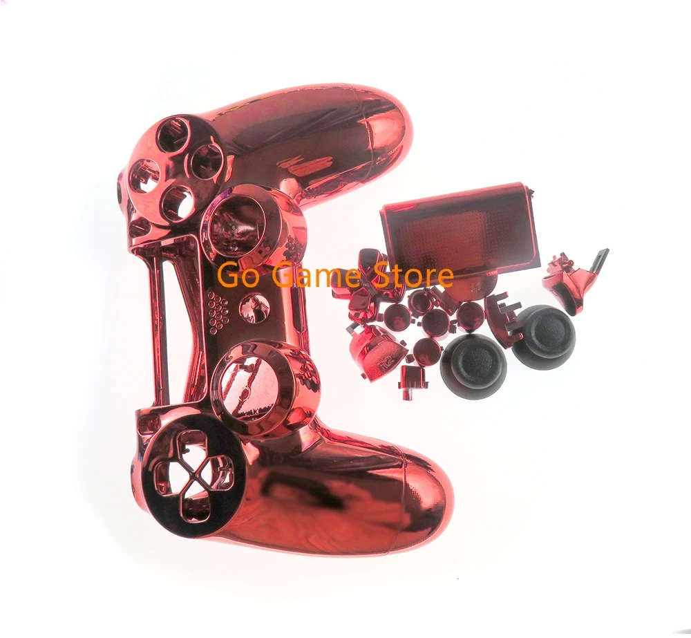 6 juegos para PS4 PRO 4,0 V2 JDS040 controlador carcasa cromada funda botón Mod Kit - imagen 5