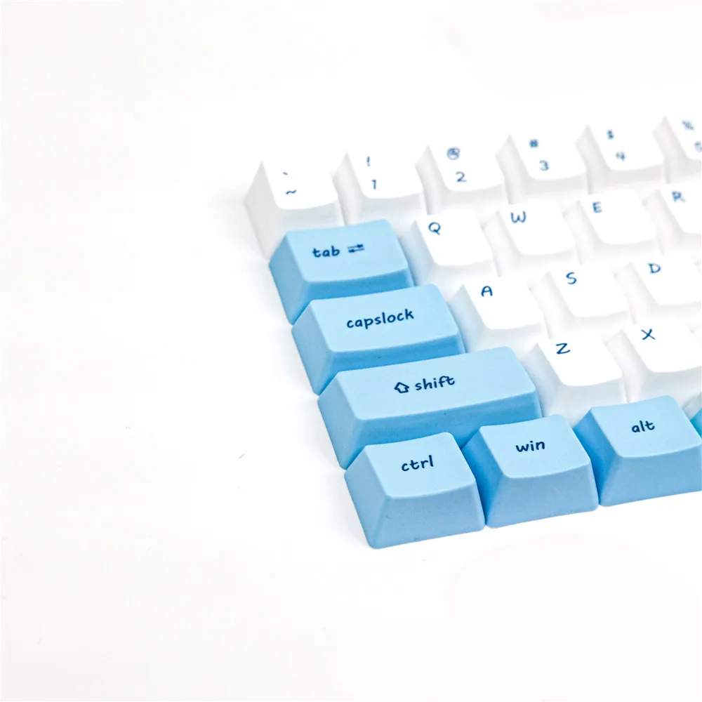 Juego de teclas personalizadas de 60% PBT, perfil OEM para teclado mecánico MX para juegos, ANSI GH60 RK61/ALT61/Annie/poker GK61 GK64 - imagen 2