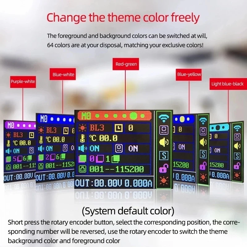 XYH3606 DC Boost Buck convertidor CC CV 0-36V 6A módulo de potencia ajustable regulado fuente de alimentación de laboratorio APLICACIÓN DE WIFF variable - imagen 5