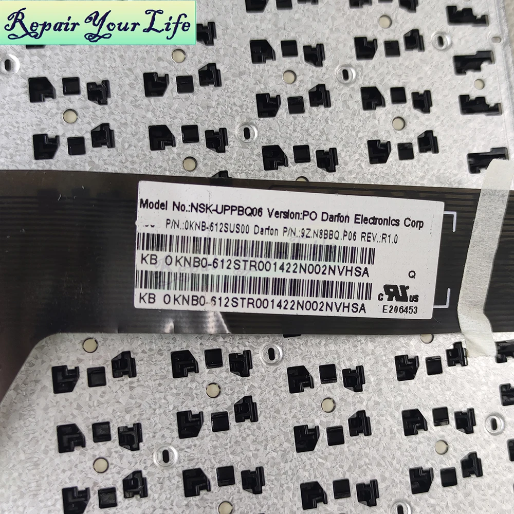 PT-BR teclado brasileño para ASUS X550 X552 S550 Y581 X550C X550CA X550CC X550M X550L X552EA X552M X552LA brasileño 612SUS00 - imagen 5