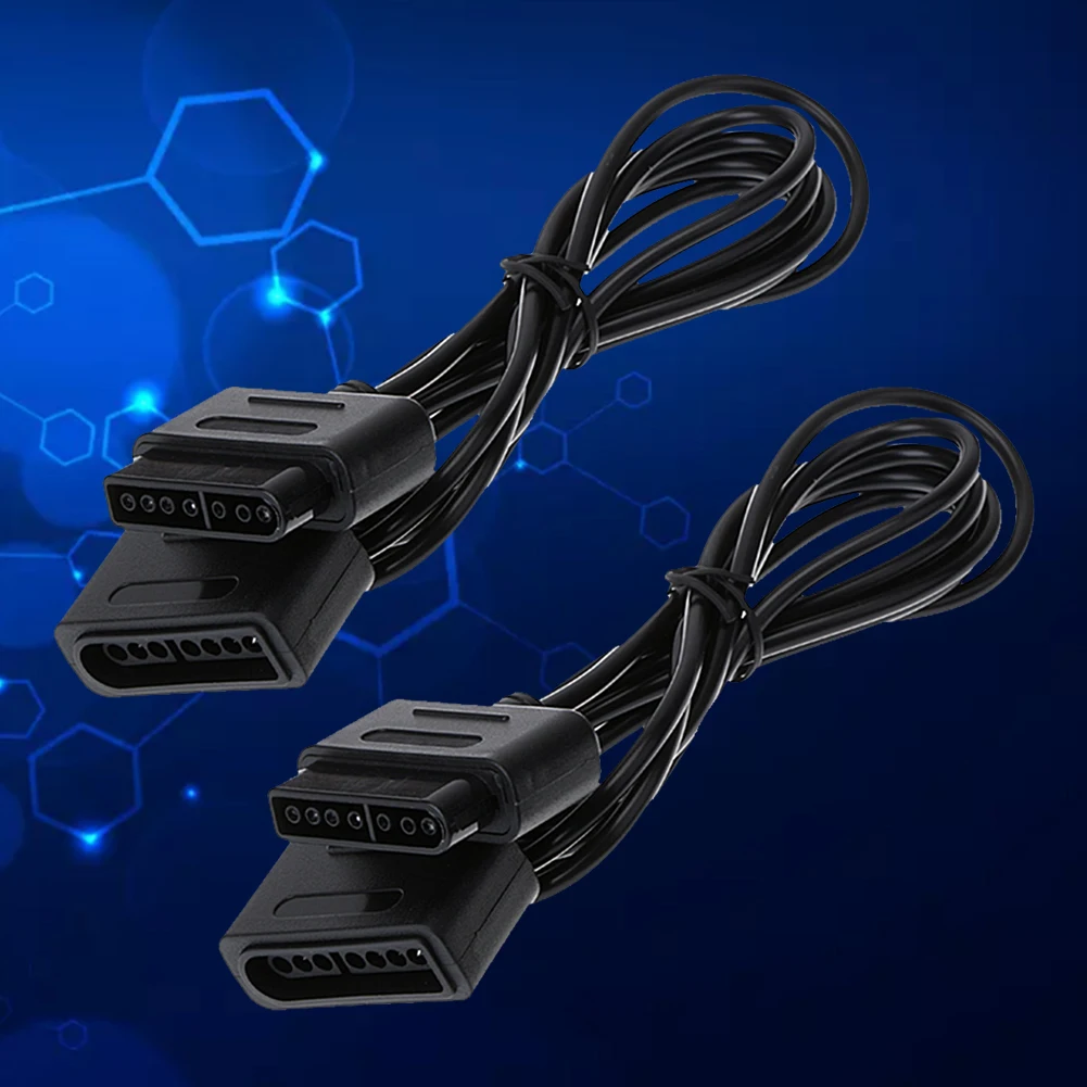 Cables de extensión para mando SNES súper juego, Cable de mando para Nintendo 16 bits, 1/2 uds. - imagen 4