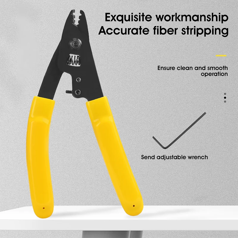 Pelacables de fibra óptica, herramienta FTTH de pelado de cables de un solo puerto, doble o tres puertos, CFS-2/CFS-3/FO103-S (opcional) - imagen 3