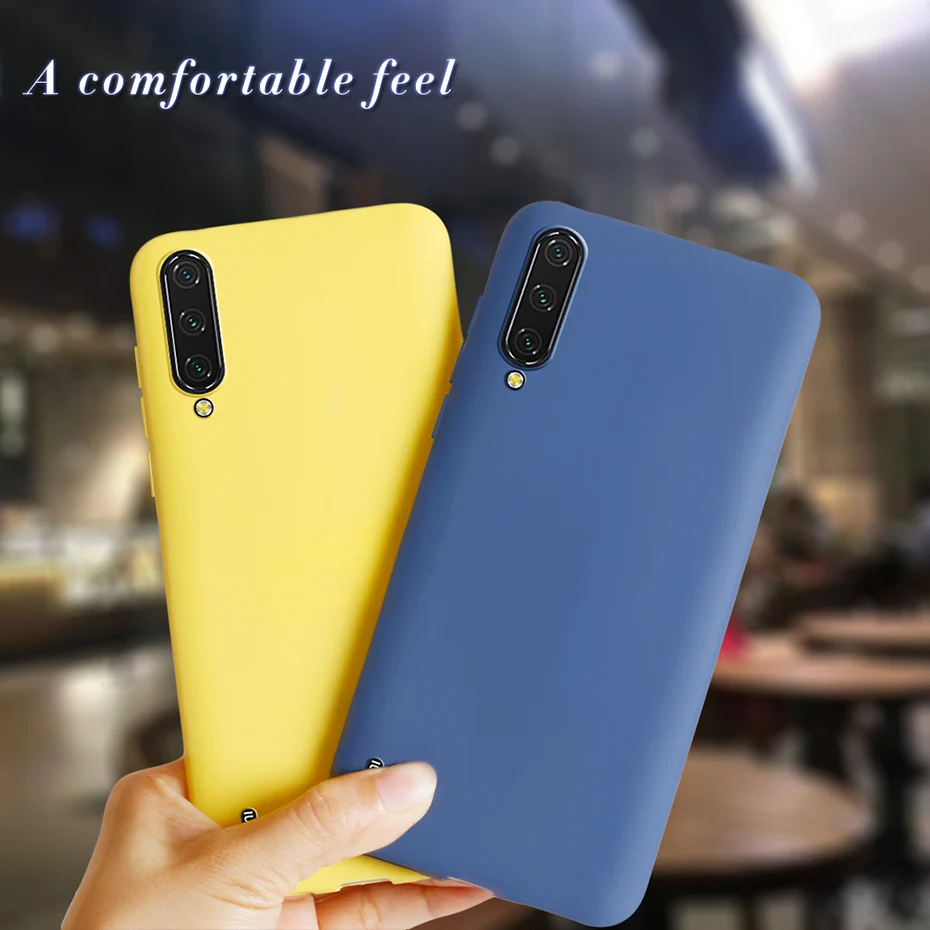 Case For Xiaomi Mi CC9e Mi A3 Xiaomi Mi CC9 Mi 9 Lite Case Silicone Soft Capas Bumper Back Cover Soft TPU Phone Case Funda Coque