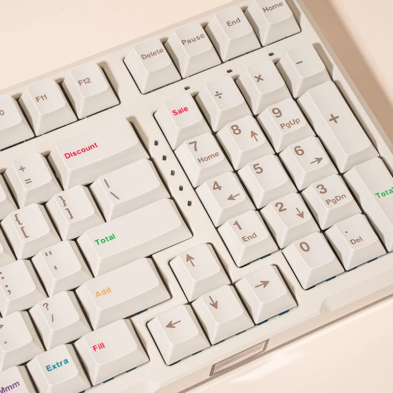 Keebox Shenpo Froyo DYE SUB PBT teclas de yogur helado perfil de cereza teclados mecánicos personalizados teclas para GMK Fro.yo - imagen 5