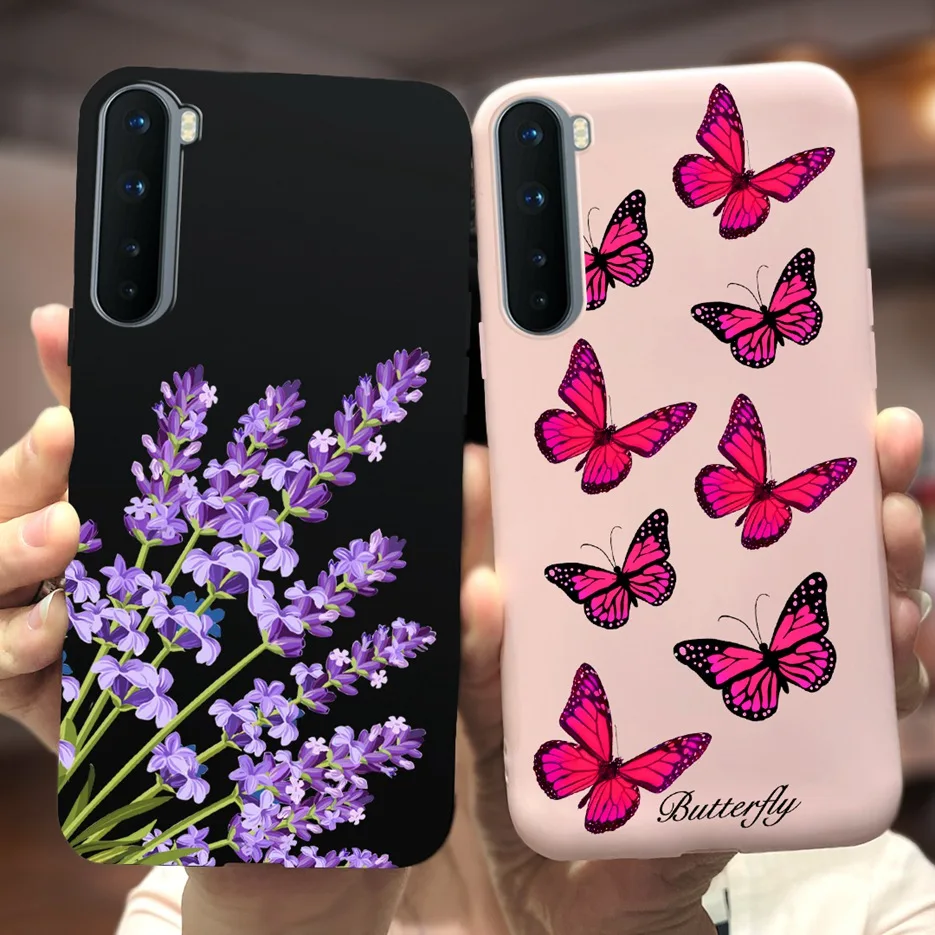 Funda trasera de silicona suave para Oneplus Nord 1 + Nord, carcasa bonita a la moda, AC2001, AC2003