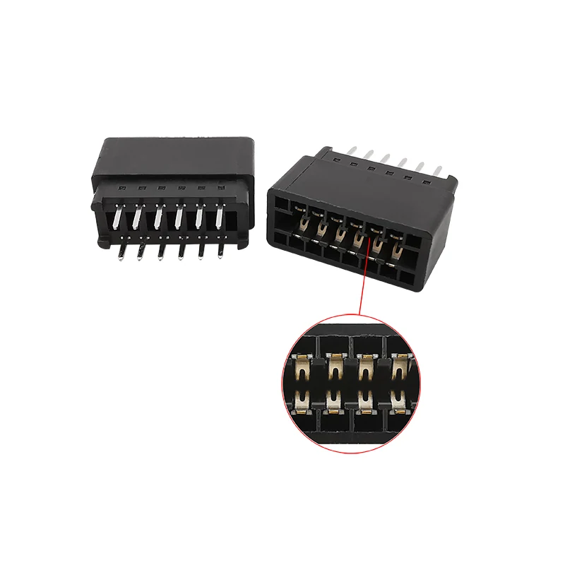 5 uds ranura para conector de tarjeta de borde paso de 2,54mm 6P/8/10/12/14/16/20/22/24/26/30/36/40/44/50/56/60/62/72/98Pin PCB enchufe de dedo dorado - imagen 4