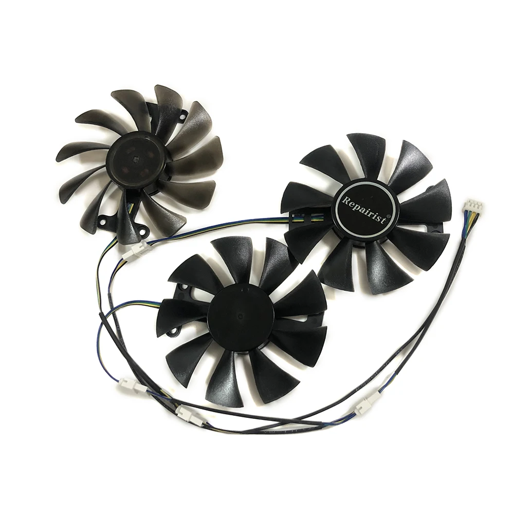 Ventilador de refrigeración Yeston RX580 8G D5 Game ACE PA GPU GA91S2H para tarjetas Yeston RX 580 como reemplazo, 3 uds./Set - imagen 2