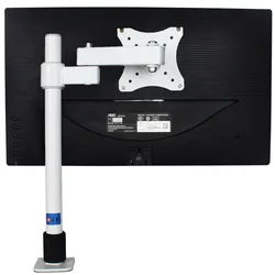 HILLPORT Soporte de Mesa para Monitor 10-27 Pulgadas VESA Blanco