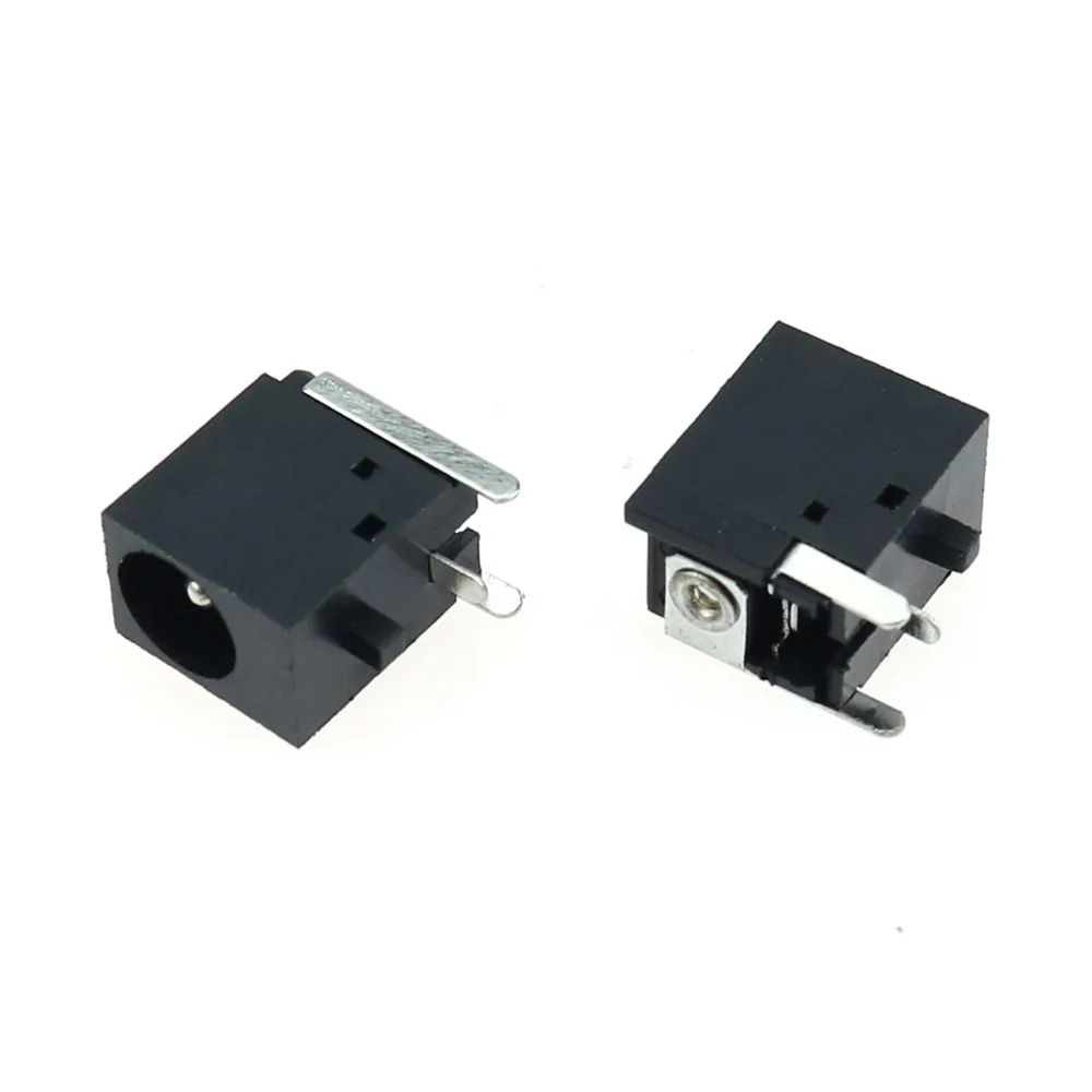 Conector de enchufe de carga de CC hembra, montaje PCB, 5,5x1,65/2,1/2,5mm, color negro, 5,5x1,65/2,1/2,5 MM, 5 unidades - imagen 2