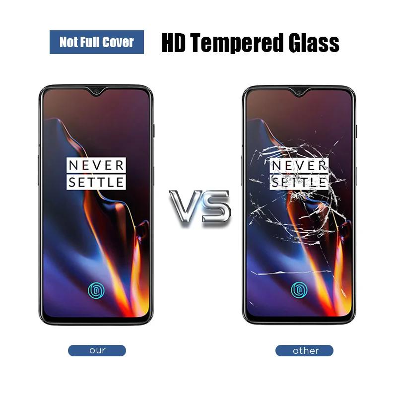 ¡3 piezas! Película de vidrio protector 9H para Oneplus Nord N100 N10 5G, protectores de pantalla para Oneplus 8T 7T 7 6T 6 5T 5 3 T 3, Transparencia - imagen 5