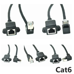 Extensión Cable Red Cat 6 RJ45 Macho-Hembra Montaje Panel