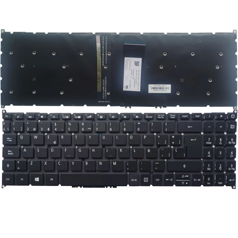 Nuevo teclado español/SP para Acer Aspire 3 A315-42 A315-42G A315-42-R96C A315-54 A315-54K A315-55 A315-55G SF315-51 SF315-51G - imagen 3