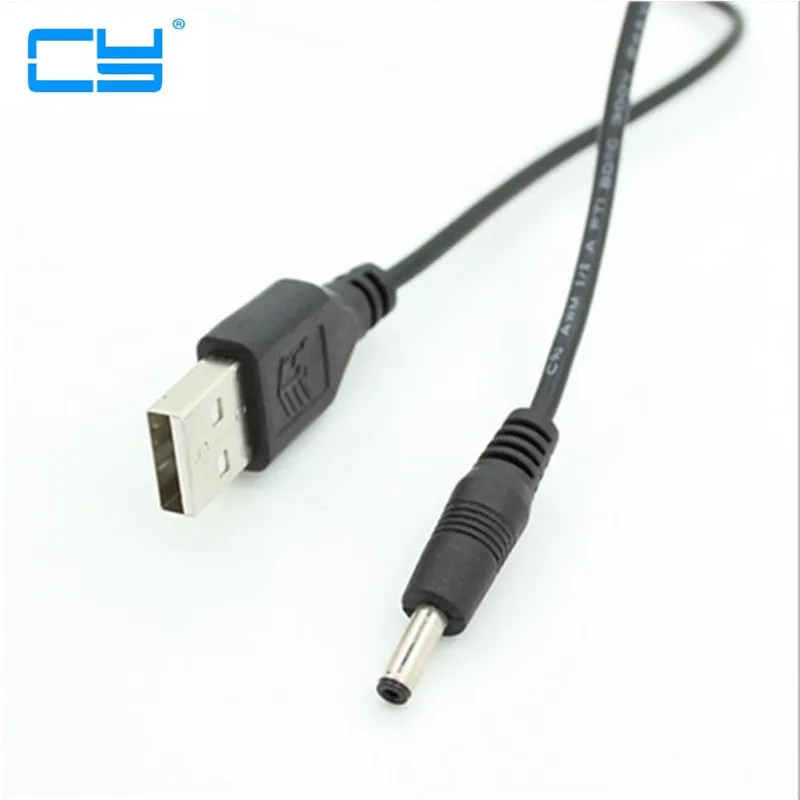 CableDeconn-Adaptador de Cable de alimentación USB 2,0 A macho A 3,5x1,35mm, Conector de barril de 5V DC, Cable de cargador de 3,5x3,5mm - imagen 2