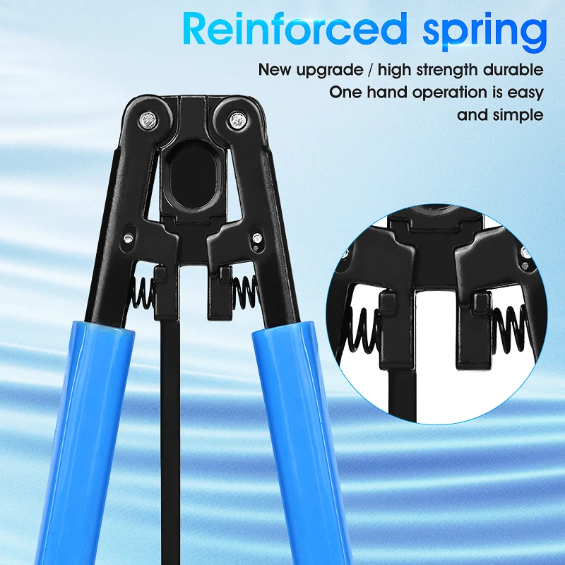 COMPTYCO azul VCFS-J1 pelador de fibra de cuero herramienta peladora FTTH alicate pelador de cables de fibra óptica pelador de cables de fibra óptica - imagen 3