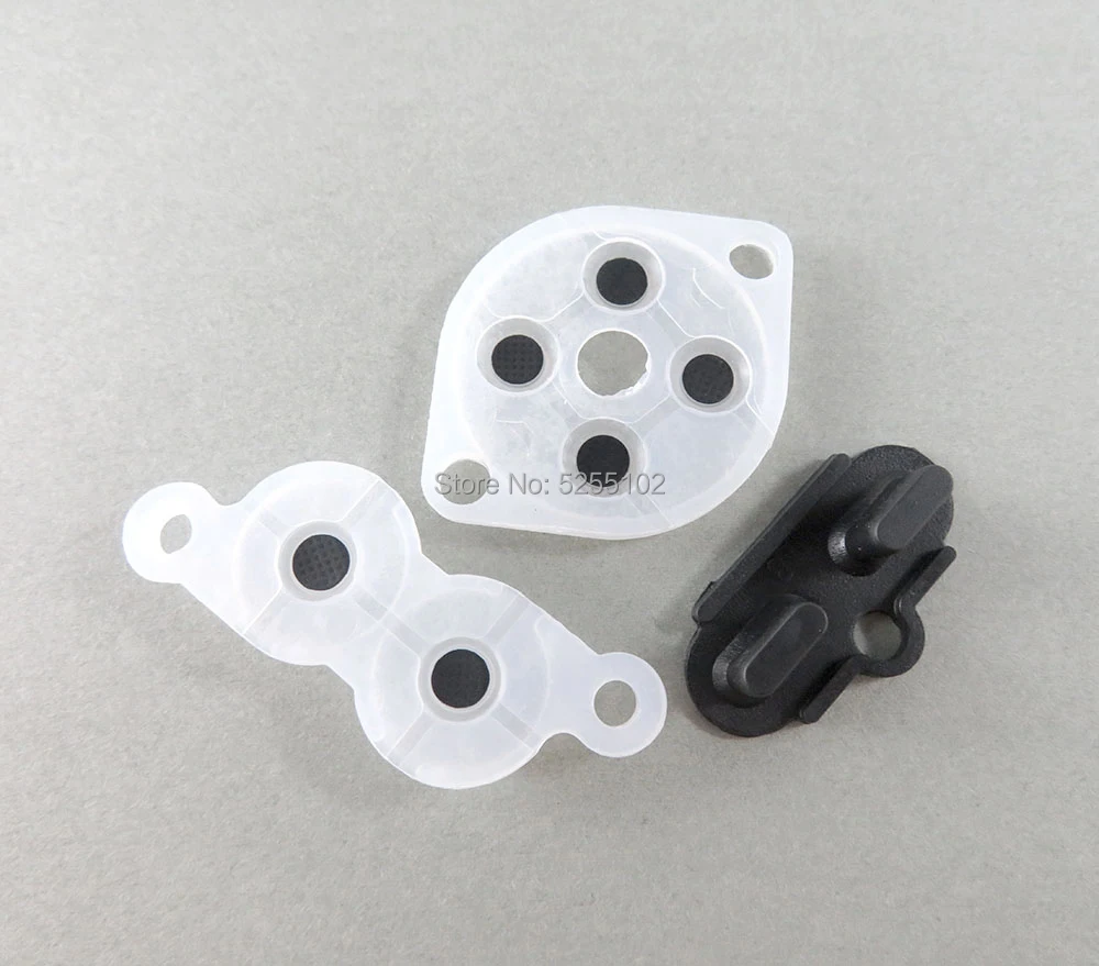 100 juegos de repuesto para NES US/EU JP Nintendo Famicom, conducción adhesiva, goma conductora A B, botón D Pad para NES FC - imagen 5