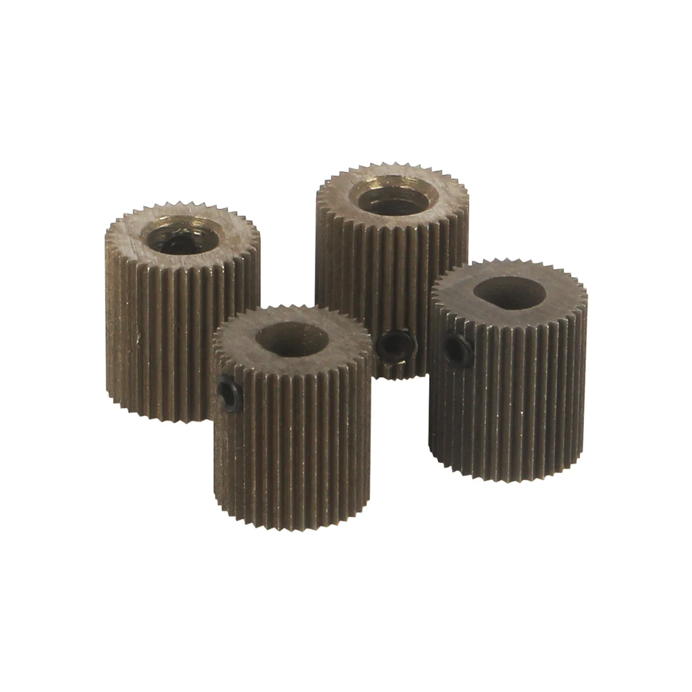 XCR3D-Molde de acero para impresora 3D, extrusora lineal de 40 dientes, engranaje de 5mm, alimentador de filamentos MK7 MK8, polea de controlador, color negro, 1 unidad - imagen 3