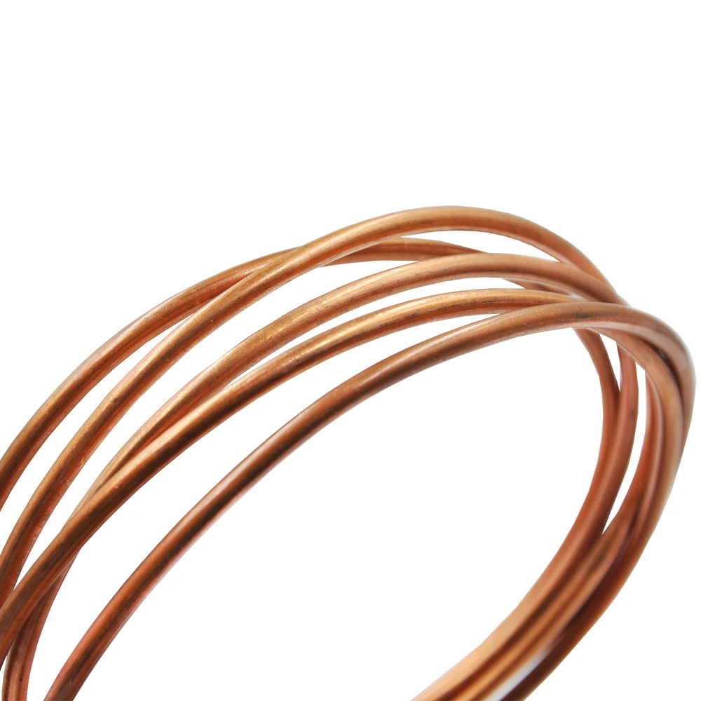 Tubo de cobre de aceite hidráulico de un metro, 2,5x4mm, para excavadora RC, modelo de juguete de coche de ingeniería - imagen 4