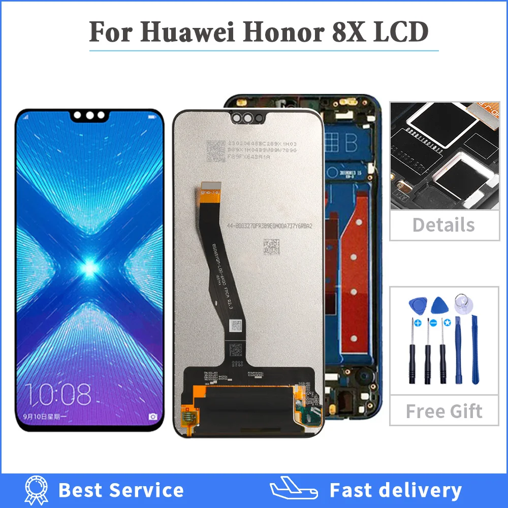 6,5 "Original para HUAWEI Honor 8X LCD digitalizador para HONOR 8X pantalla JSN-L21 JSN-L22 JSN-L11 piezas de repuesto táctiles de pantalla - imagen 2