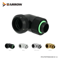 Barrow Adaptador Giratorio 90° para Tubo Rígido Refrigeración Líquida