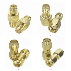 Adaptador Coaxial RF SMA RP-SMA 50Ω Macho-Hembra