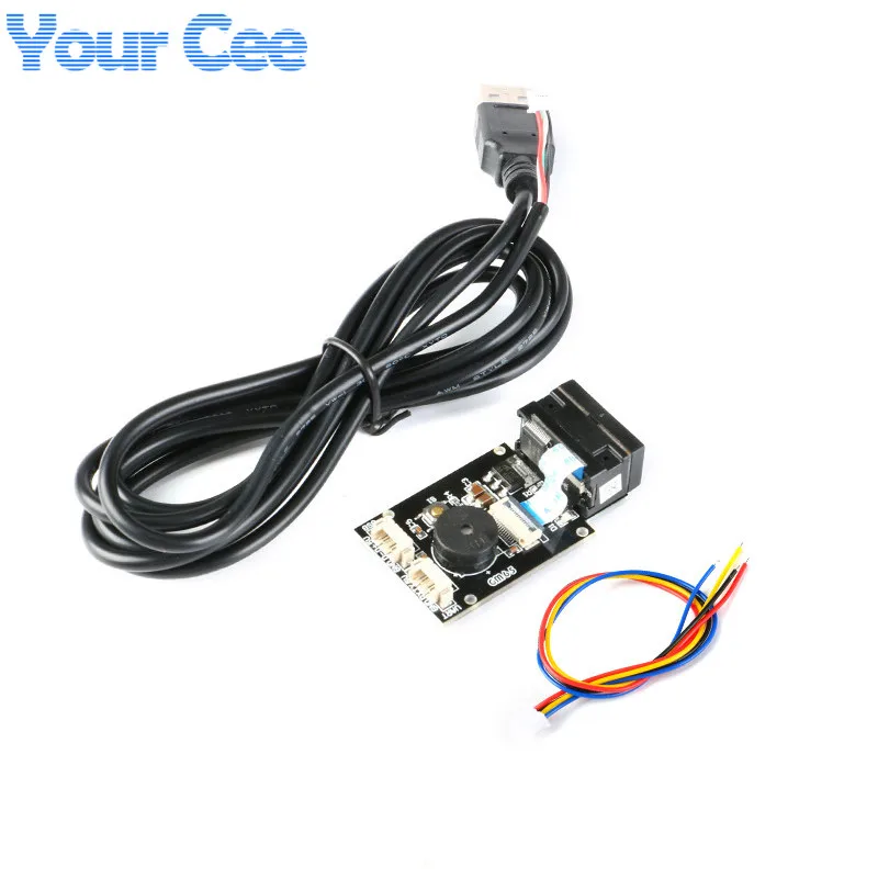 GM65 1D 2D Escáner de código de barras Lector de código de barras Módulo lector de código QR CMOS con cable USB2.0 UART CMOS - imagen 2