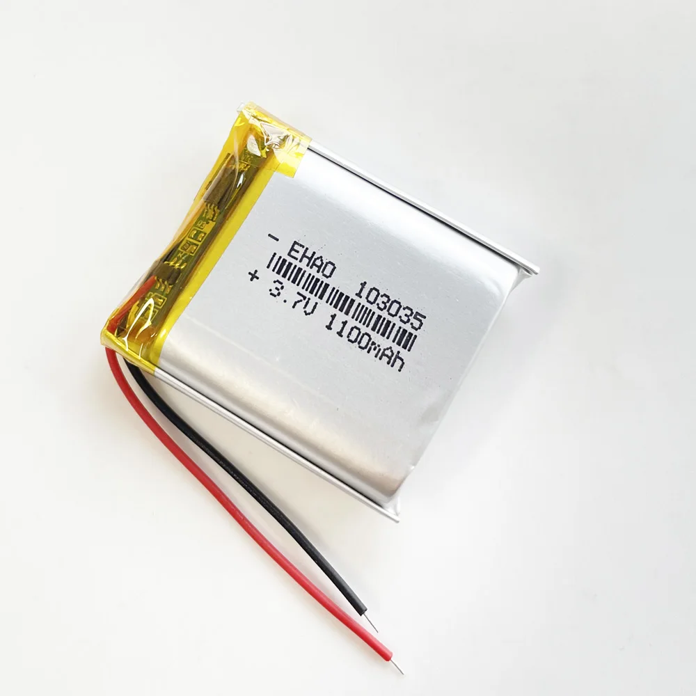 Batería recargable de polímero de litio Lipo 3,7, 5 piezas, 1100 V, 103035 mAh, para teléfono móvil, GPS, tableta, PC, cámara, DVD, grabadora Bluetooth - imagen 3