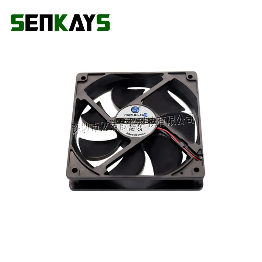 Ventilador CPU 120x120x25 mm con cojinete de manga - 2 pines - imagen 2