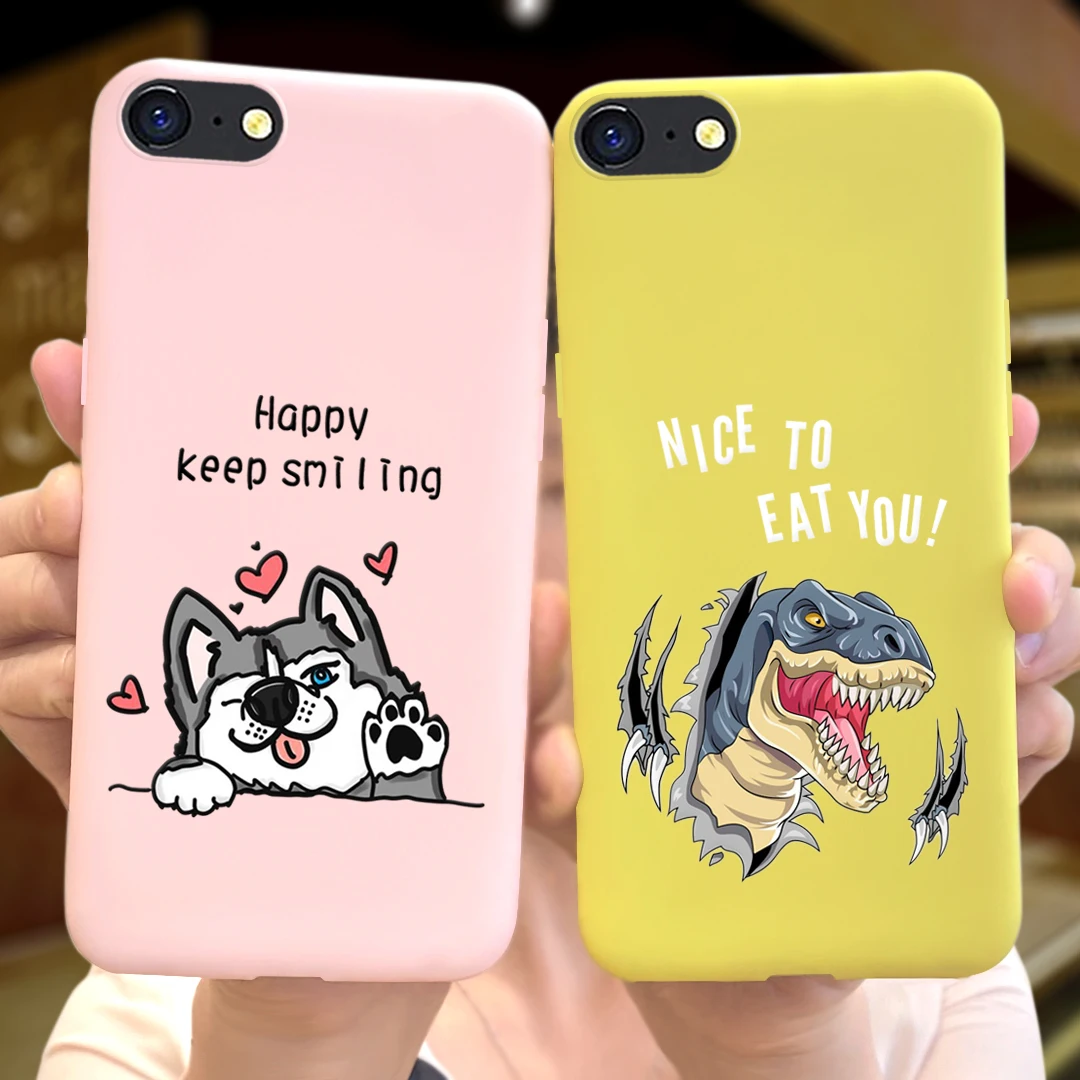Funda con dibujos de animales para OPPO A71, carcasa trasera de TPU suave de silicona caramelo para OPPO A71 2018 A7 A 71, parachoques, bolsas