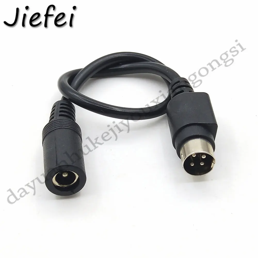 Cable de alimentación de CC de 20cm, conector hembra de 5,5x2,1mm a macho de 4 pines para SATO, TG-5011-19V-ES, TV, LCD, VCR, 2 uds. - imagen 3