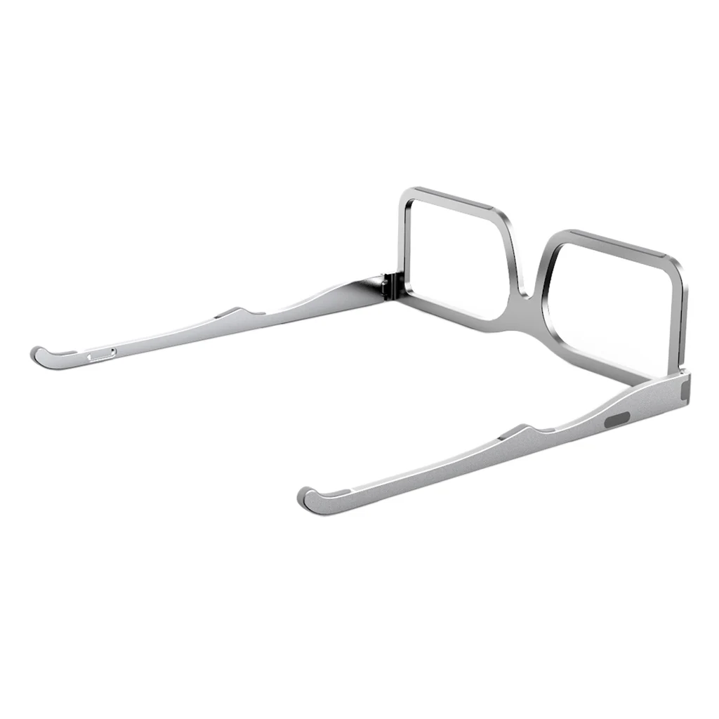 Laptop Holder for MacBook Notebook Foldable Aluminium Alloy Laptop Stand Bracket Laptop Holder for PC Notebook Laptop Holder for MacBook Notebook Foldable Aluminium Alloy Laptop Stand Bracket Laptop Holder for PC Notebook