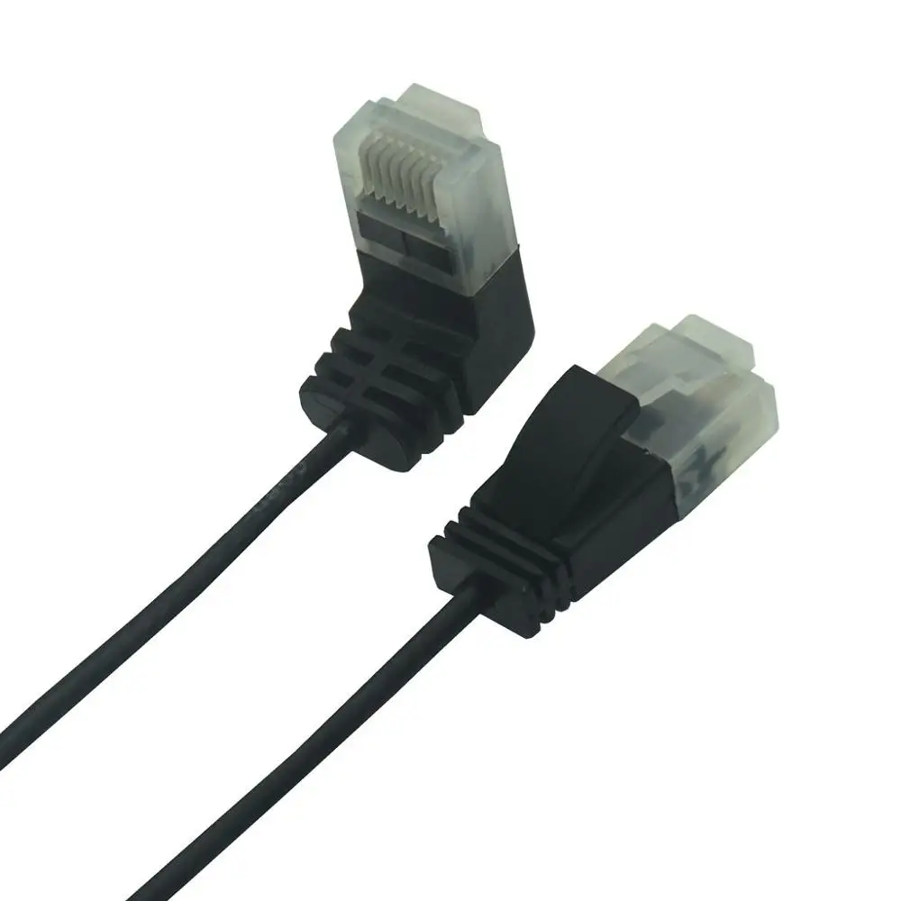 Cable Ethernet Cat6 RJ45 90 Grados Ultra Plano - imagen 4