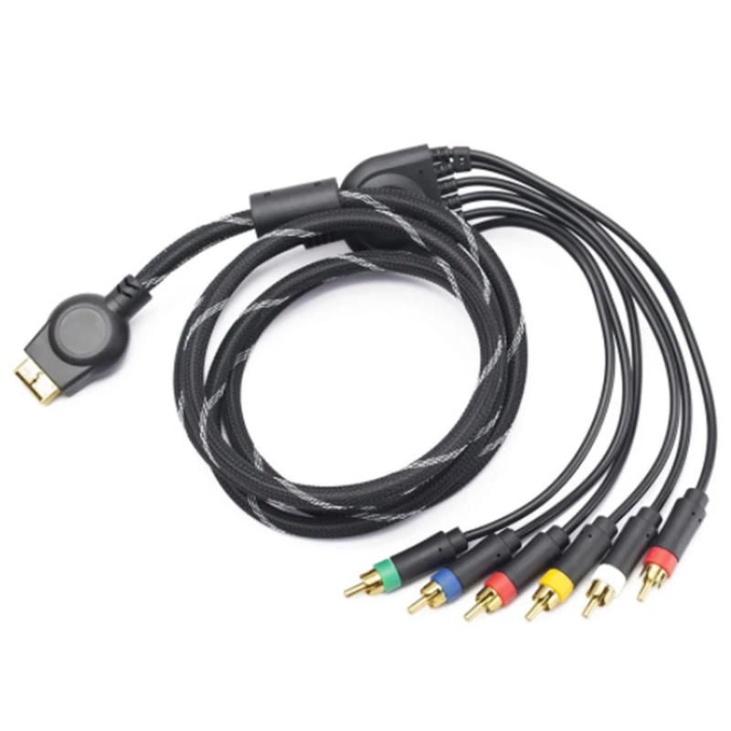 Cable AV multicomponente para PlayStation 2, accesorios de juegos para PS3, PS2, 1,8 m/6 pies