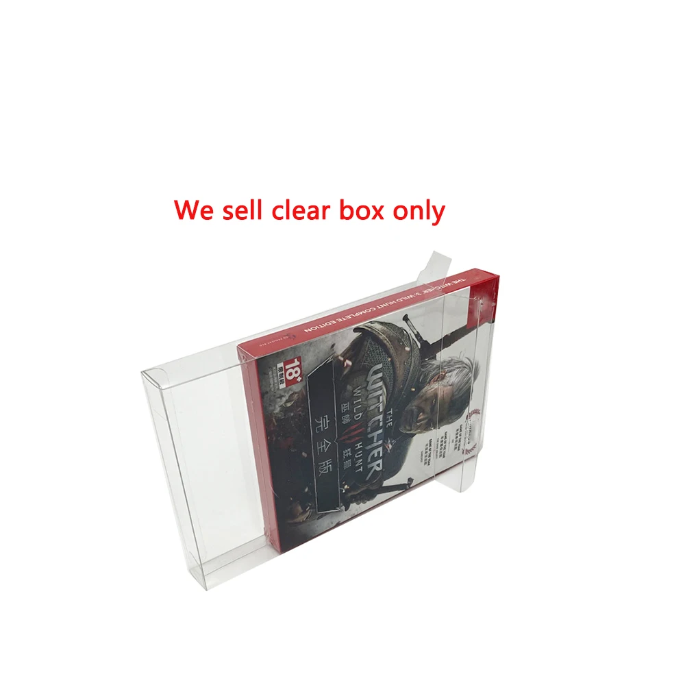 Caja protectora PET para Switch NS Witcher 3, edición limitada, versión japonesa, caja de presentación de colección transparente de plástico