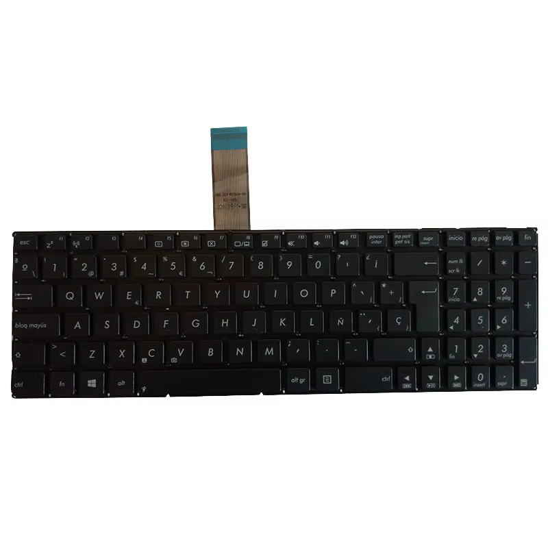 Teclado español y Latino para ordenador portátil, accesorio para ASUS P550CA, P550CC, P550LA, P550LC, P550LD, P550LN, SP/LA, negro, nuevo - imagen 2