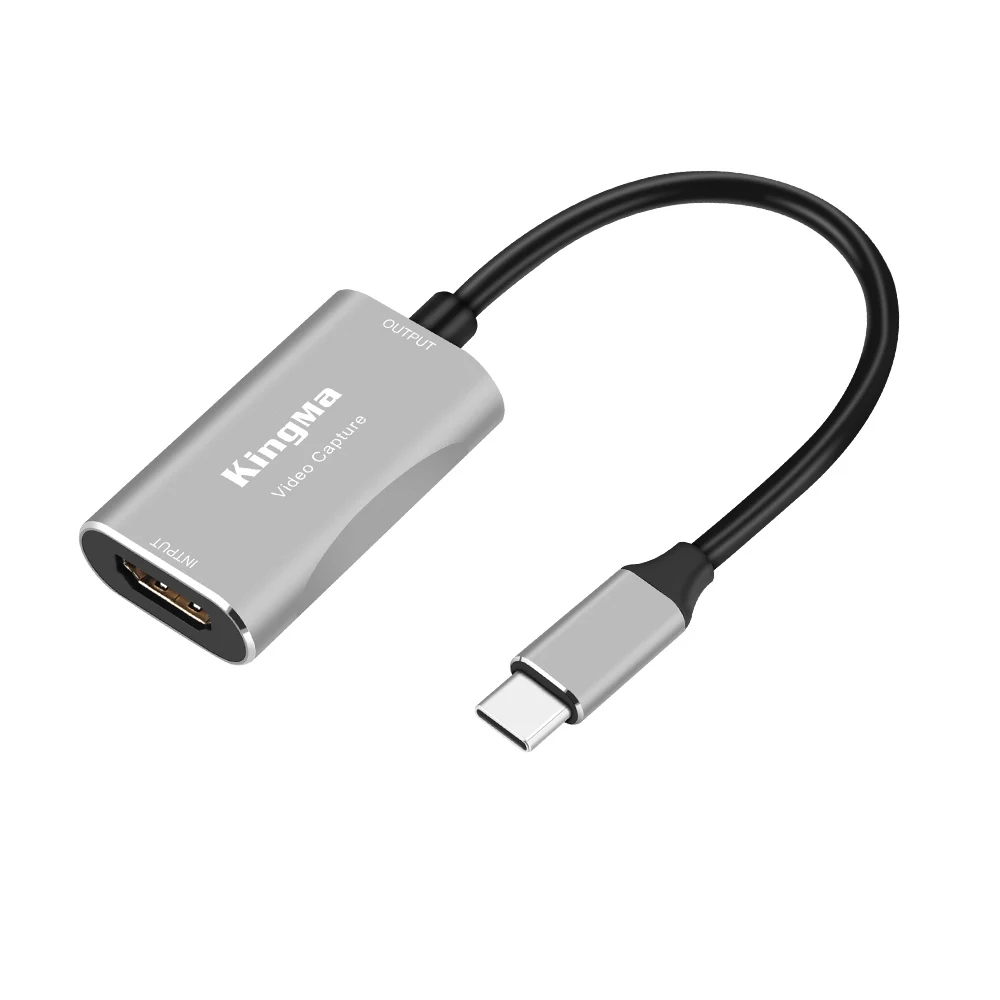 KingMa-tarjeta de captura de vídeo tipo C, 1080P, 4K, HDMI, USB 3,0, para DVD, cámara, grabación de juegos, XBOX, PS4, PS5, Switch, YouTube, transmisión en vivo