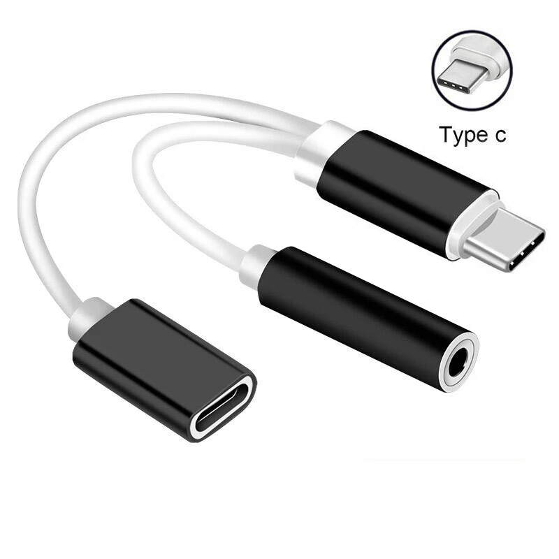 Adaptador de auriculares tipo C a 3,5mm, convertidor de Cable USB 3,1, Conector de Audio AUX macho tipo C USB-C, conversión de auriculares - imagen 2