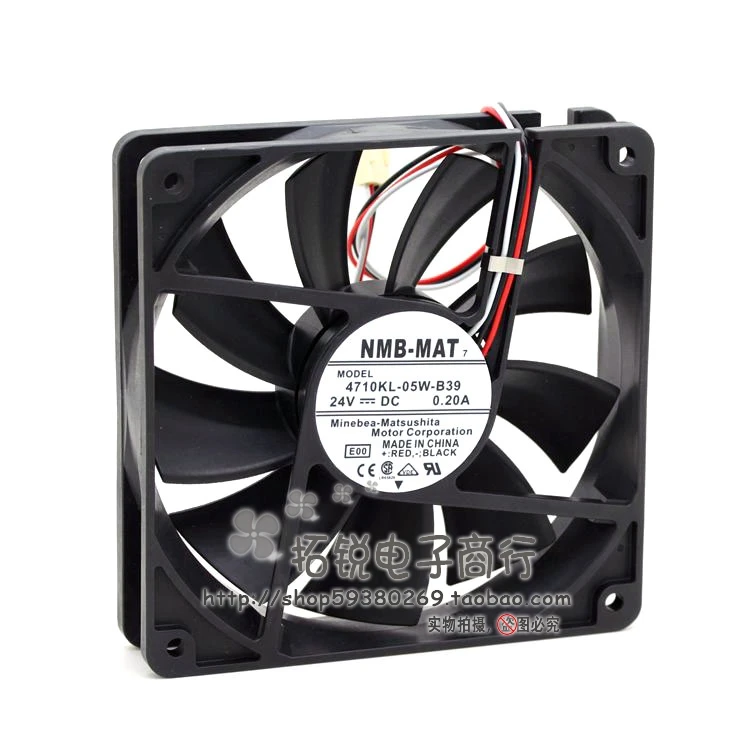 Ventilador inversor de alarma de parada NMB 4710kl-05w-b39, 24V, 0.2a, 12cm, 12025 - imagen 2