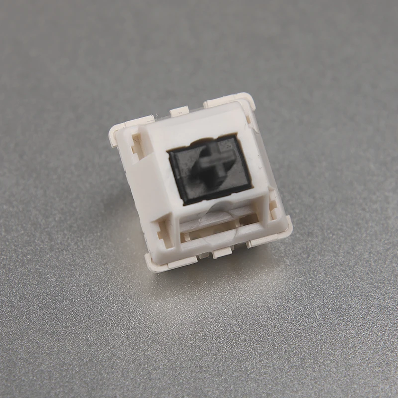 Interruptor de teclado táctil, paquete de 10, interruptor de teclado mecánico de 5 pines de Jade negro para teclados para juegos DIY, Similar a Holy Panda - imagen 2