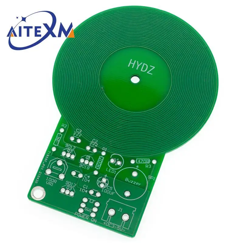 Kit de bricolaje de JS-60, Kit de Detector de metales, Kit electrónico DC 3V-5V 60mm, módulo de placa de Sensor sin contacto, pieza electrónica DIY, Detector de metales - imagen 5