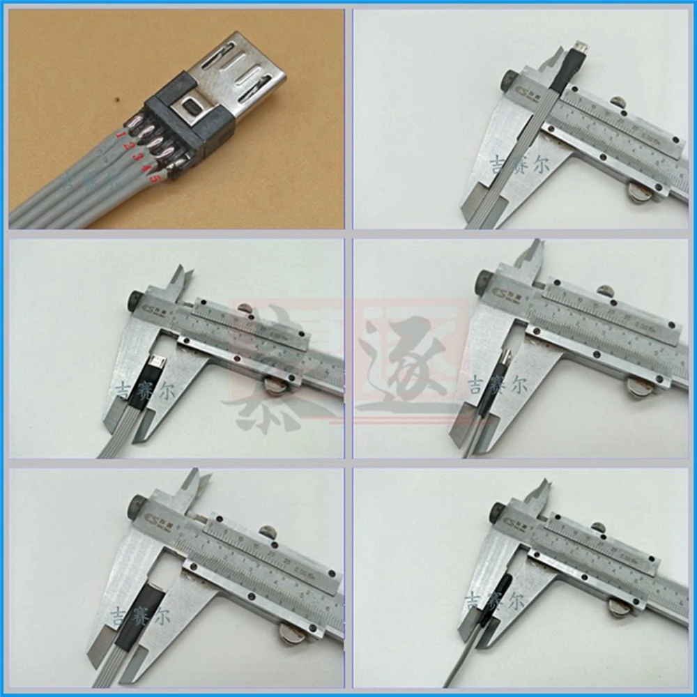 Extensión de cable de datos de teléfono móvil público a público Android para hembra, micro USB de 5 núcleos, cable de extensión OTG público a hembra - imagen 3