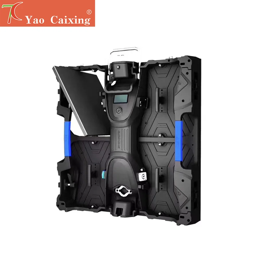 Alta calidad 500X500MM SMD P2.9 interior Led aluminio alquiler Video pared 168*168 píxeles tablero de escenario - imagen 2