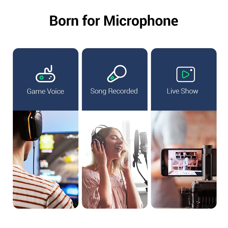 UGREEN-Cable auxiliar de 3,5mm, accesorio de 4 polos, TRRS, 4 conductores, macho a macho, Conector estéreo, HiFi, compatible con función de micrófono, Cable de Audio - imagen 2