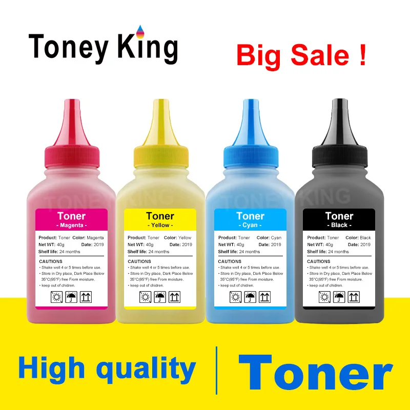 Toney King-Polvo de recarga de Tóner para impresora, Compatible con Samsung CLT-404s, CLT-k404s, Xpress, C430w, C480w, C430, SL-C430w, C480fw
