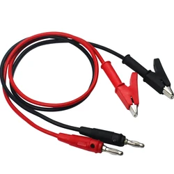 Cable Sonda Prueba Banana 4mm – Pinza Cocodrilo 1m