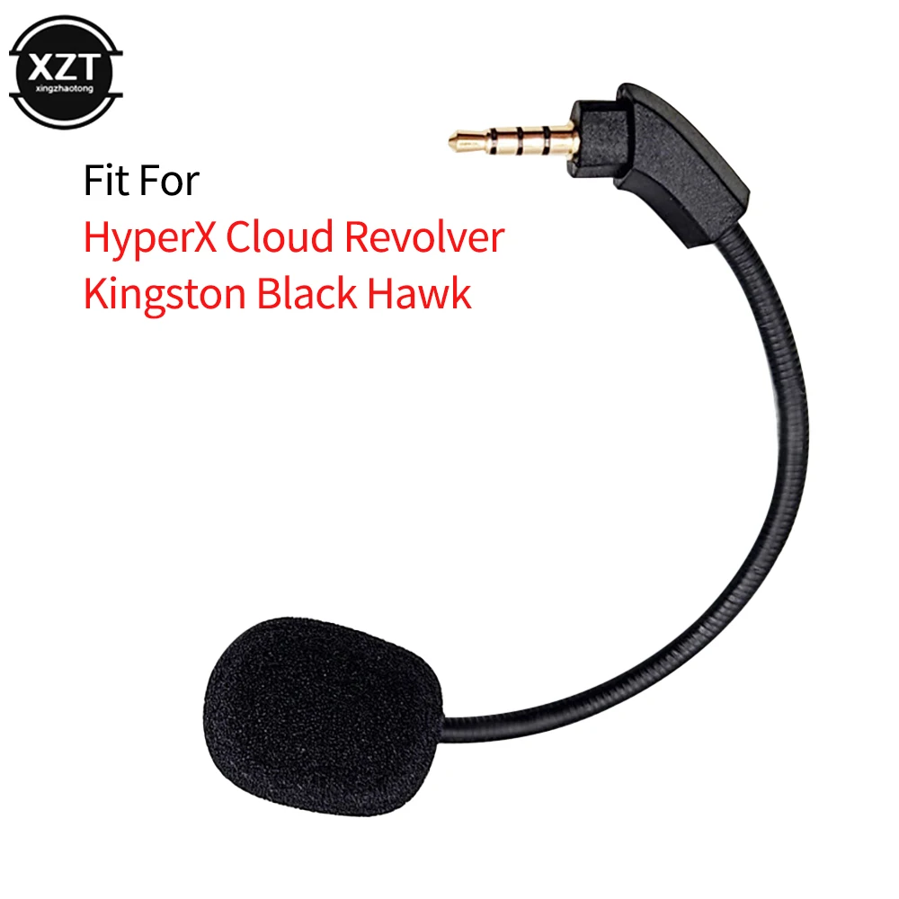 Micrófono auxiliar de repuesto para juegos, audífonos de cuello de cisne para Kingston HyperX Cloud Revolver S, auriculares para juegos - imagen 5