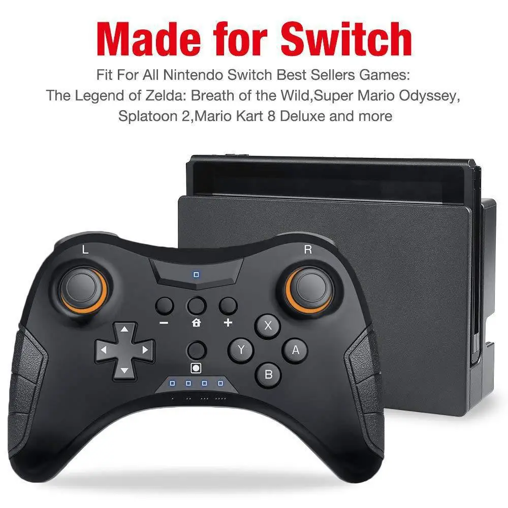 Mando inalámbrico con Bluetooth para Nintendo Switch Pro, Gamepad para consola, Joystick, PC, teléfono, TV Box - imagen 2