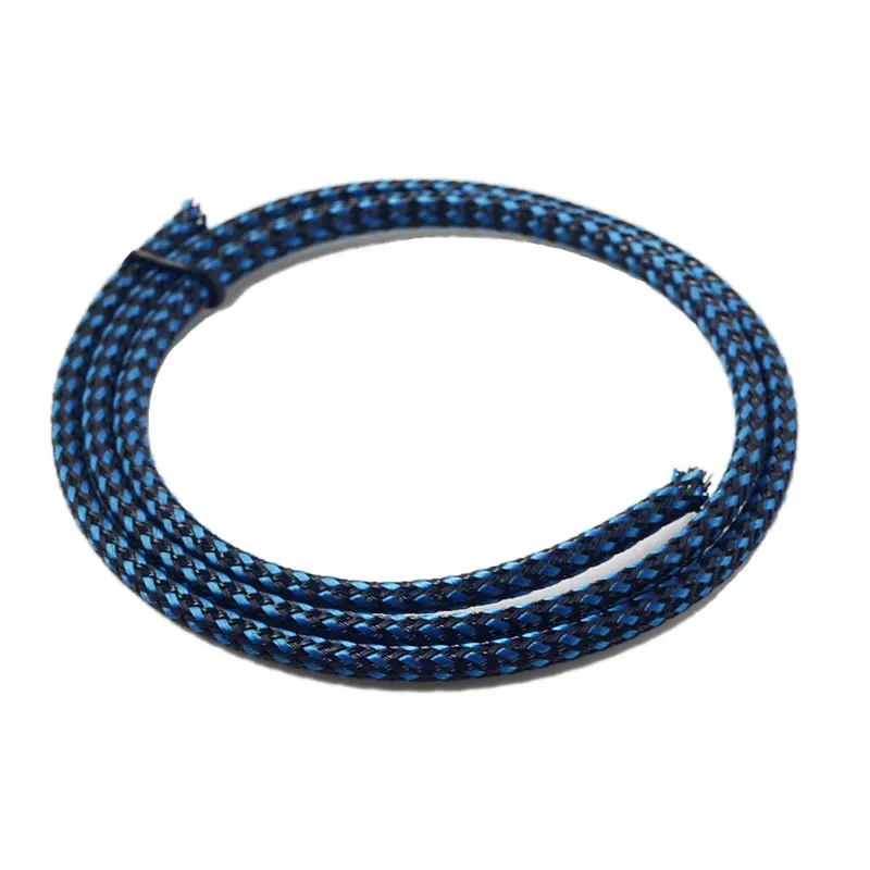 Angitu 4mm Multicolor PET Cable Braided Sleeving Protection Expandable sheathing-10m - imagen 5